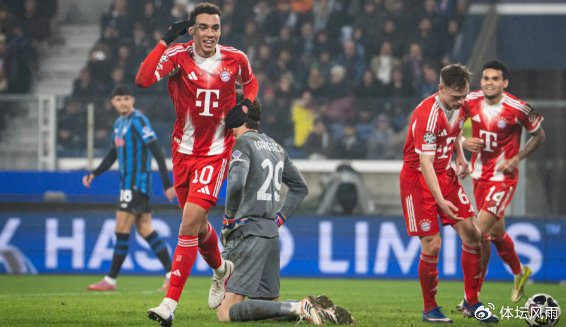 拜仁慕尼黑双杀亚特兰大晋级欧冠八强 凯恩梅开